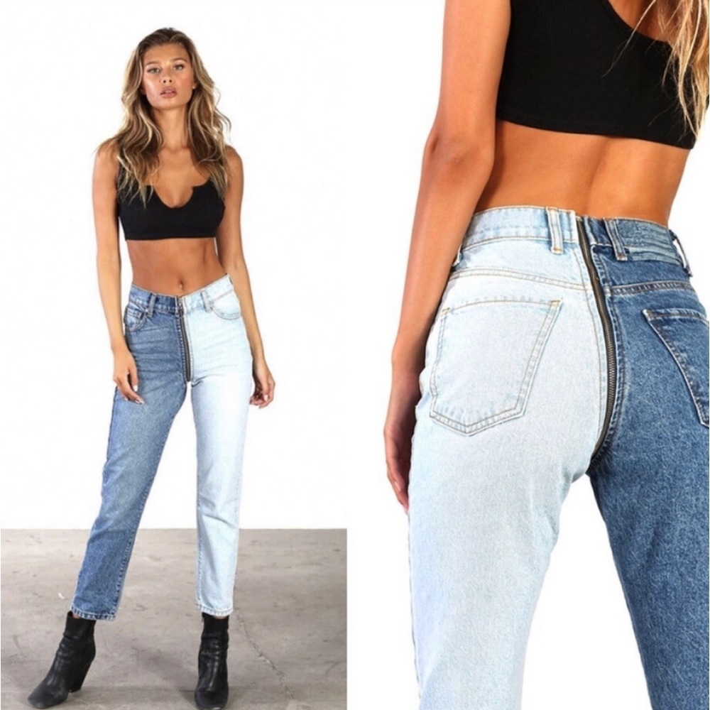 Revice Yin Yang Two-Toned Jean Size 28